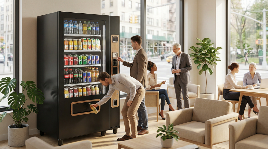 Automaten-Kiosk: schnell, praktisch, 24/7