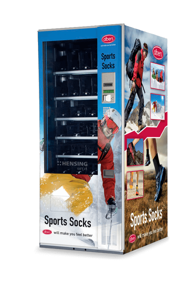 hensing_variobox_01 Socken Automat albers Sport Socken